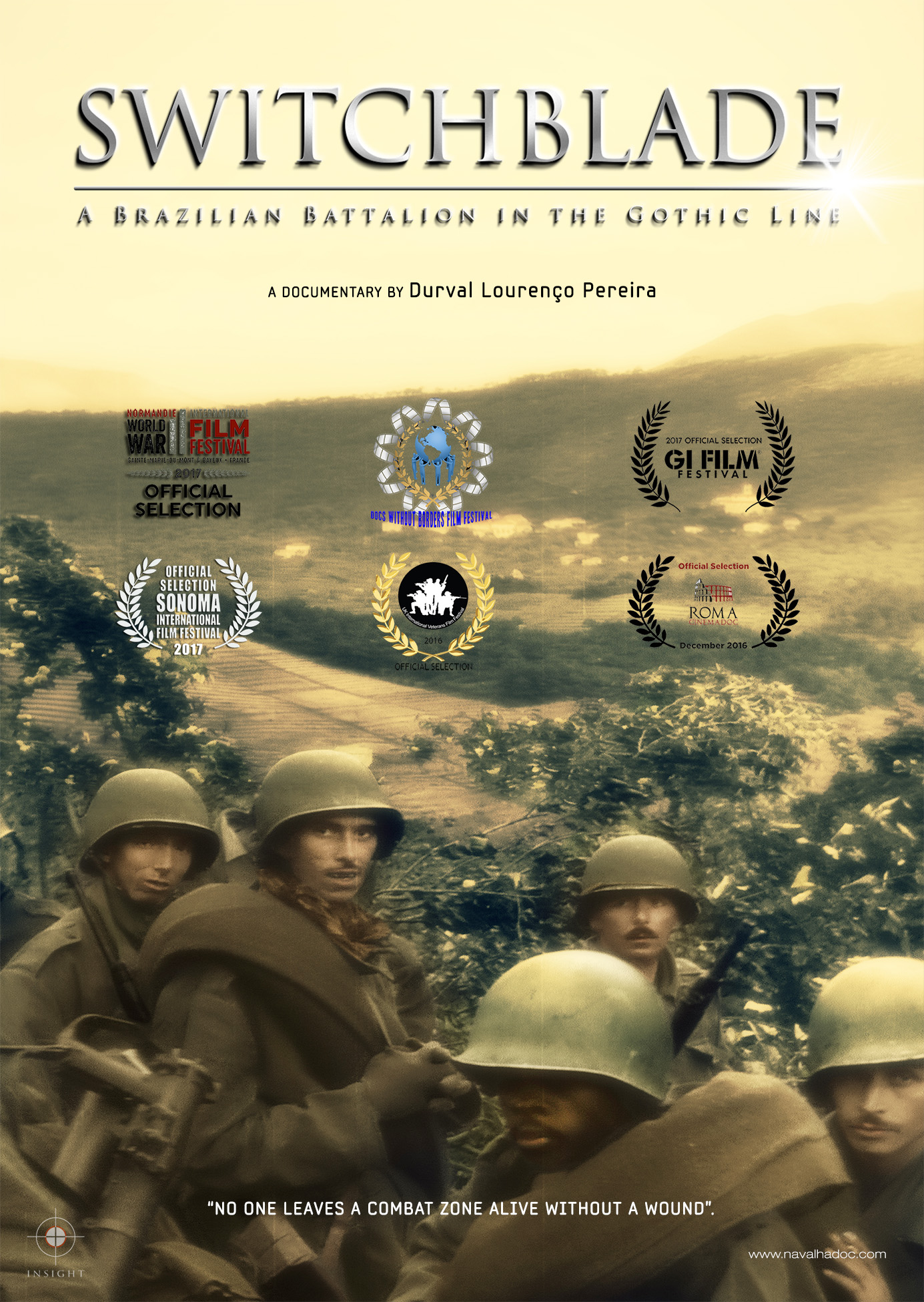 Switchblade poster II Laurels red