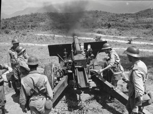 Treinamento da Artilharia da Força Expedicionária Brasileira
