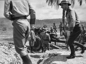 Treinamento da Artilharia da Força Expedicionária Brasileira
