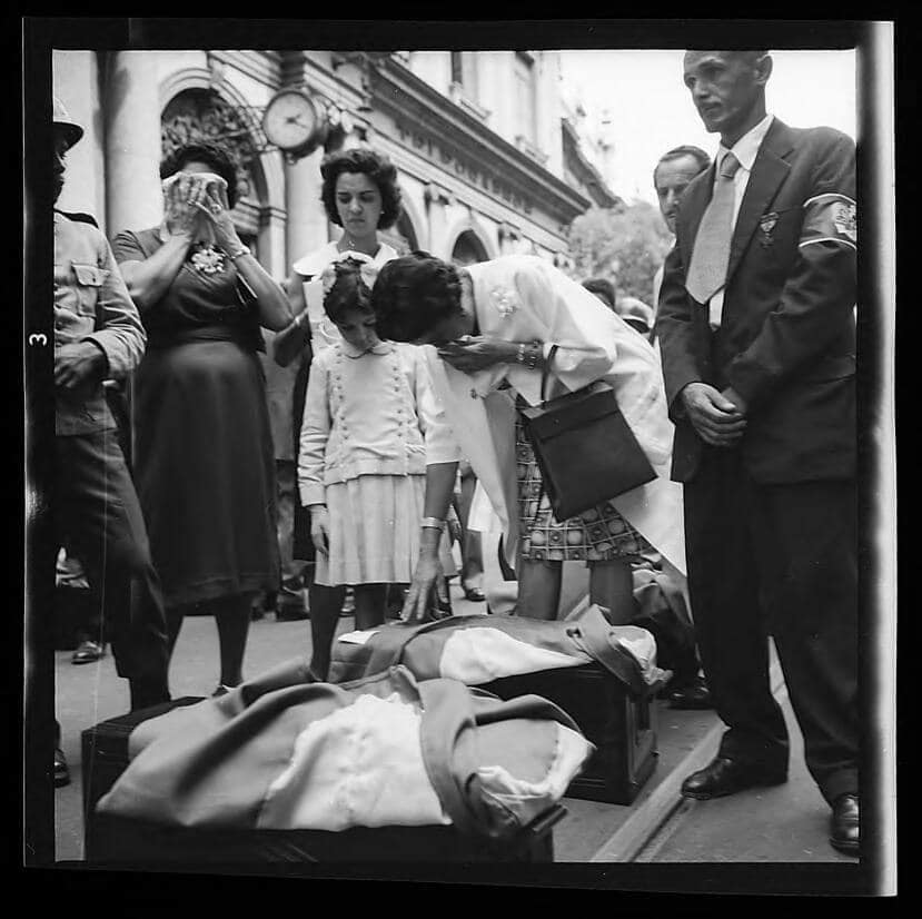 Inauguração do Monumento Nacional aos Mortos da Segunda Guerra Mundial