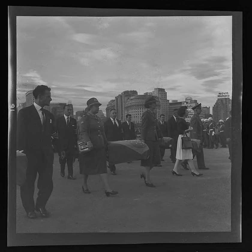 Inauguração do Monumento Nacional aos Mortos da Segunda Guerra Mundial