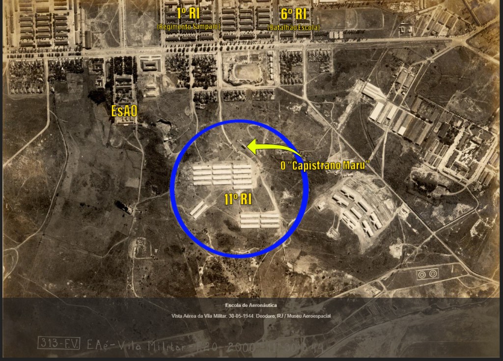 A Vila Militar e os regimentos expedicionários.