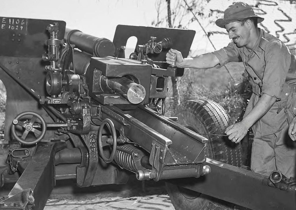 Treinamento da Artilharia da FEB