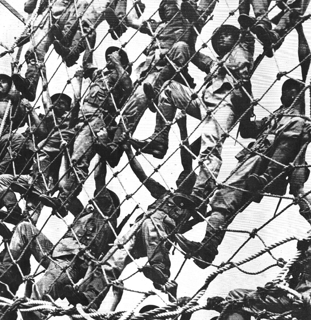 Treinamento da FEB no "Capistrano Maru".