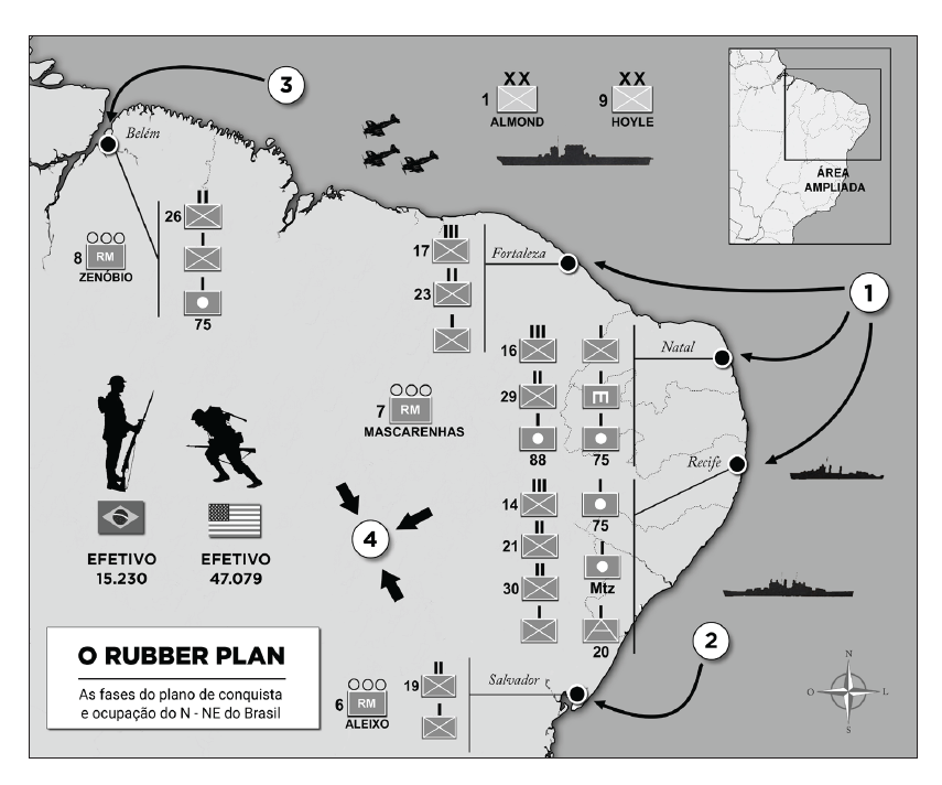 Rubber Plan - Invasão do Brasil