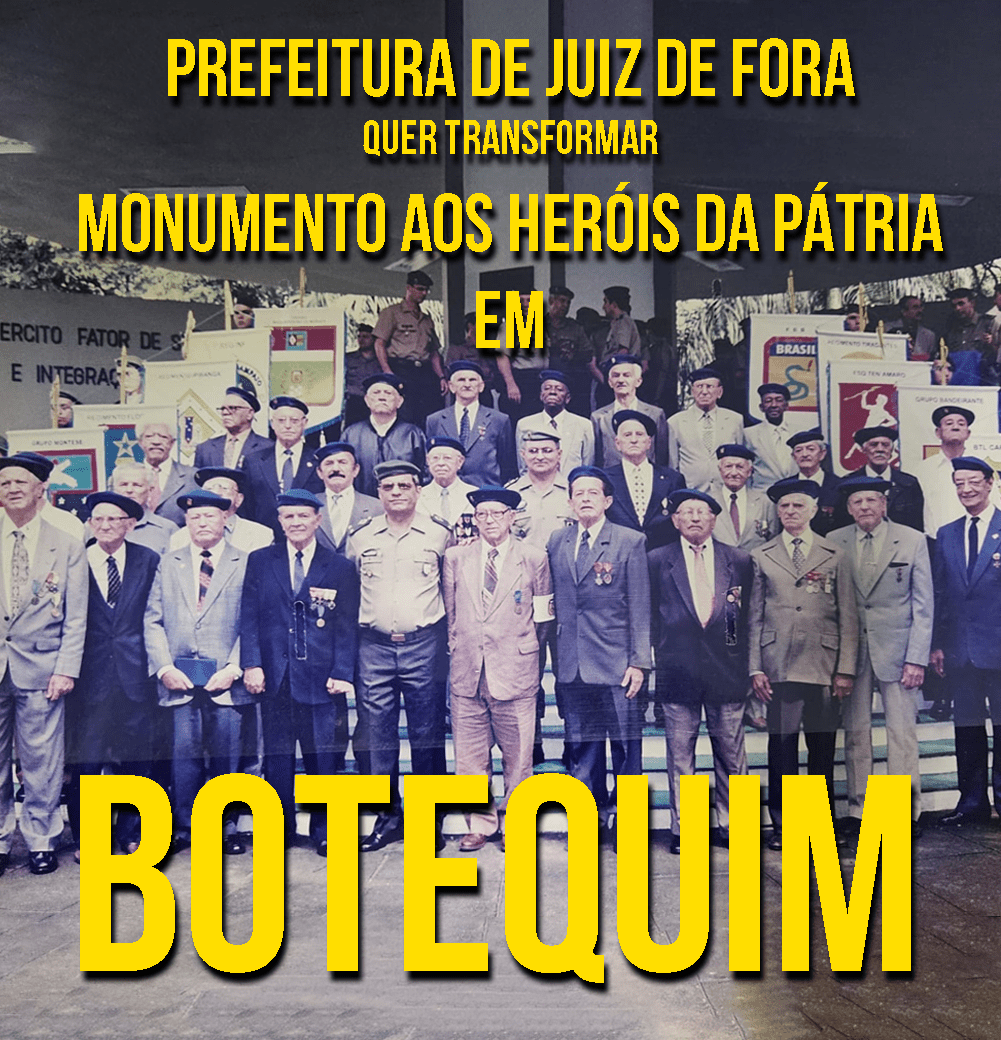 Profanação da História em Juiz de Fora: monumento aos heróis da FEB vira&nbsp;botequim.