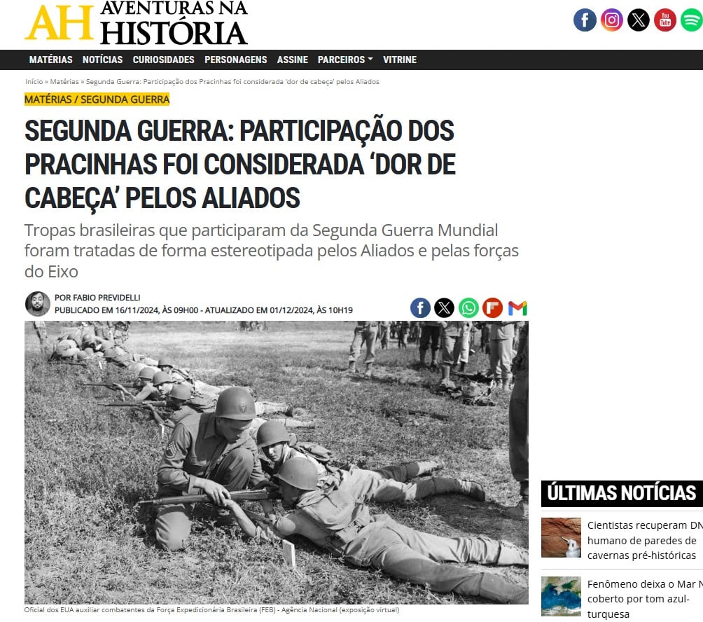 "Guerreiros da Província" é destaque na Aventuras na História